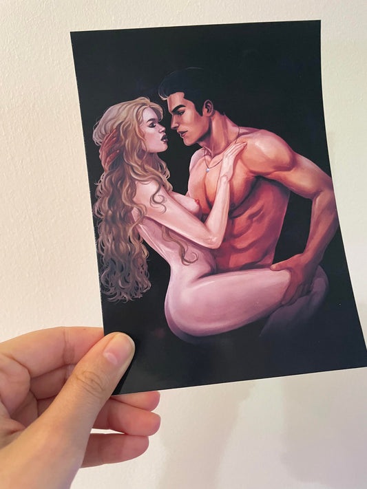 Dark Prince Signed NSFW Postcard