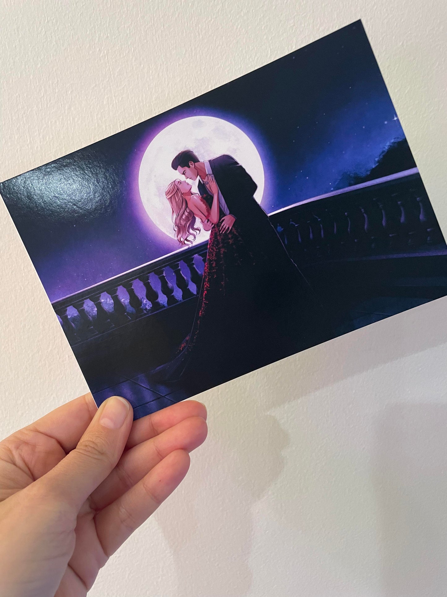 Dark Prince Illustration Postcard Signed