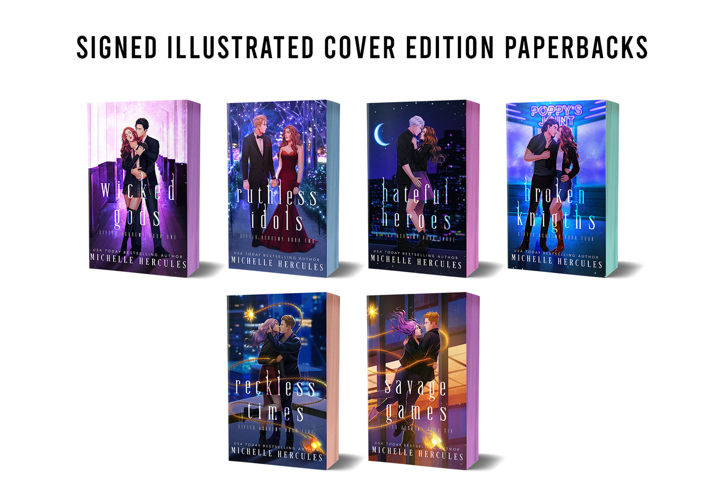 Gifted Academy Illustrated Covers Complete Set (6 books)