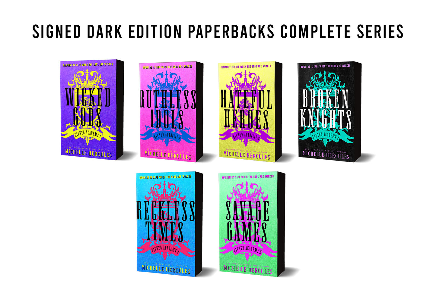 Gifted Academy DARK EDITION Complete Set (6 books)