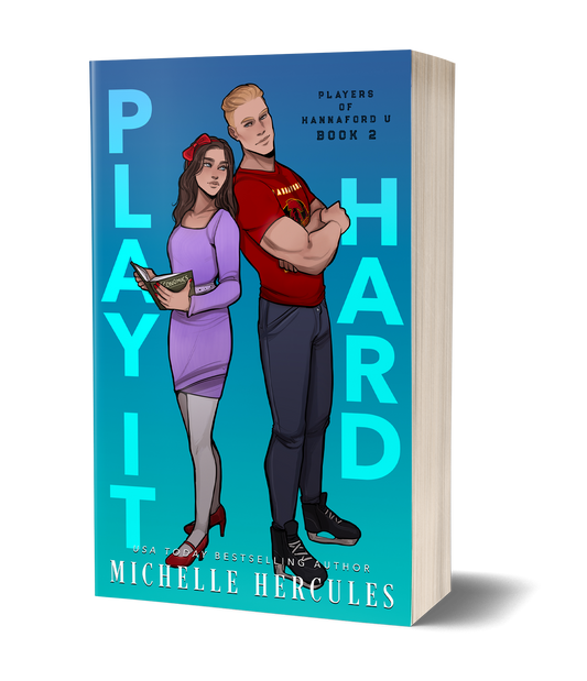 Play It Hard Signed Paperback Illustrated Cover