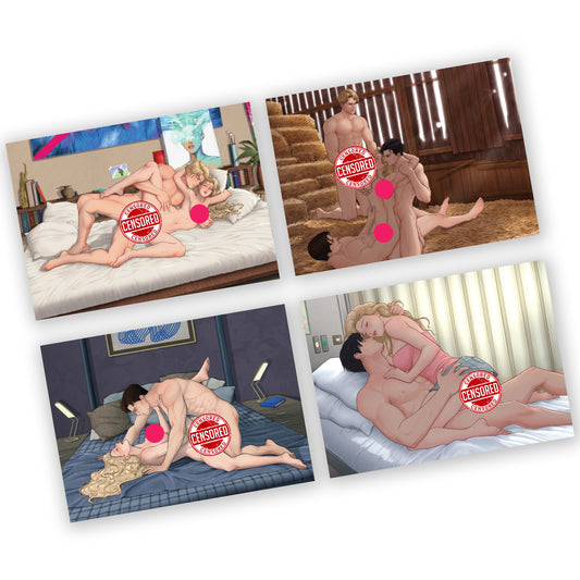 Wolves of Crimson Hollow NSFW Vellum Insert Set