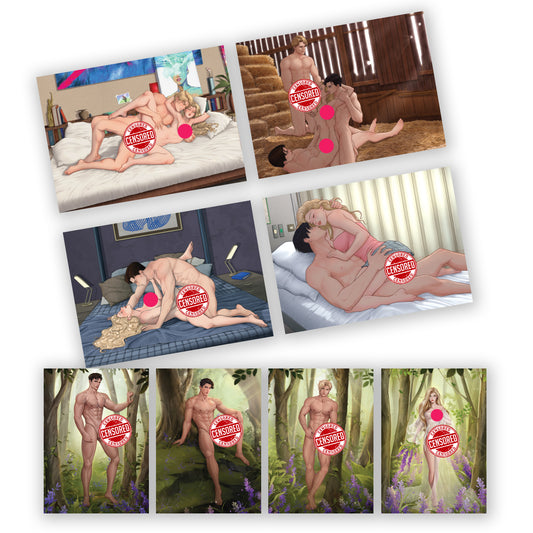 Wolves of Crimson Hollow NSFW Print Set