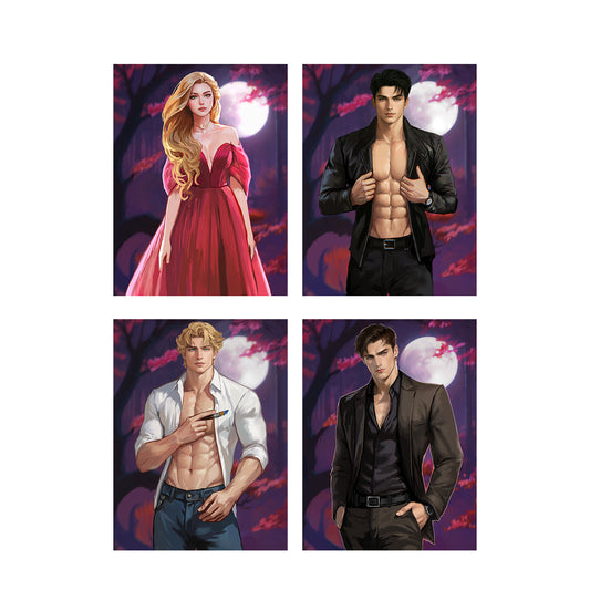 Wolves of Crimson Hollow Character Card Set